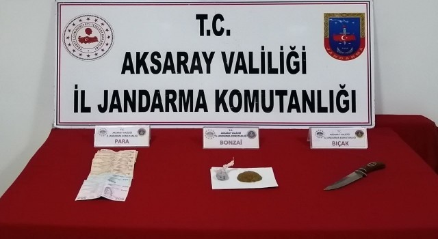 Aksaray jandarmadan uyuşturucu operasyonu: 1 tutuklama