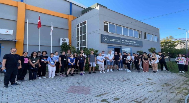 Avrupalı öğrenciler Gazipaşada ağırlandı