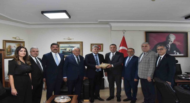 Aydın Ticaret Borsası yönetimi, Cumhuriyet Başsavcısı Yılmazla bir araya geldi