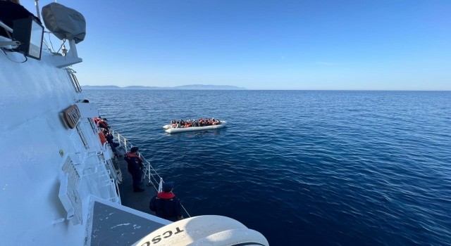 Aydın'da 37 düzensiz göçmen kurtarıldı