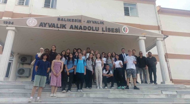 Ayvalıkta AYAL Almanyalı öğrencileri ağırladı