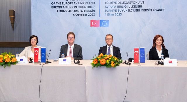 Başkan Seçer, AB Delegasyonu Heyeti ile bir araya geldi