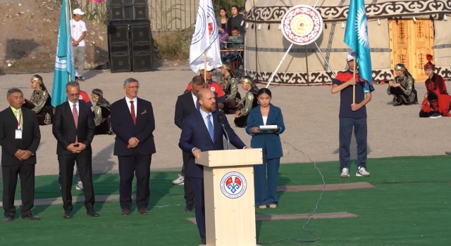 Bilal Erdoğan Bişkekte Geleneksel Spor Oyunlarının açılışını yaptı