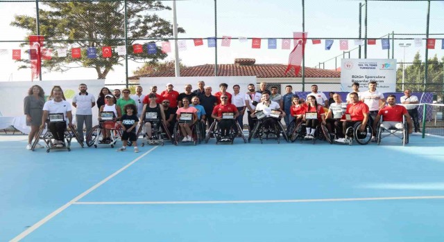 Bodrumda Tekerlekli Sandalye 100. Yıl Tenis Turnuvası ödül töreni ile son buldu