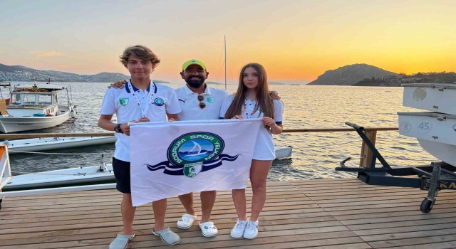 Bodrumsporlu yelkenciler derece yaptı