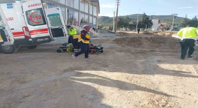 Burdurda dere ıslah projesinde inşaat alanına düşen 2 işçi yaralandı