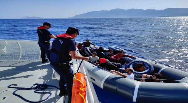 Datçada 70 düzensiz göçmen kurtarıldı