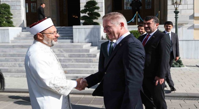 Diyanet İşleri Başkanı Erbaş, İstanbul Valisi Gülü ziyaret etti