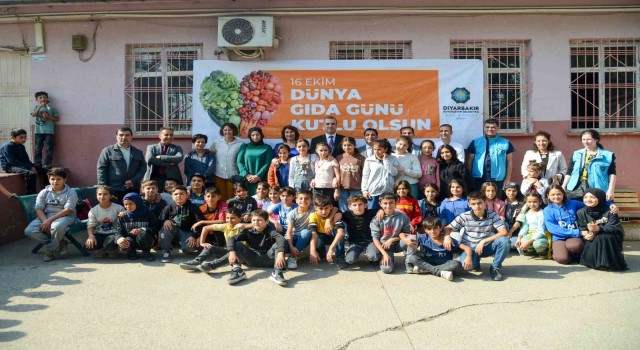 Diyarbakırda Dünya Gıda Gününde öğrenciler bilgilendirildi
