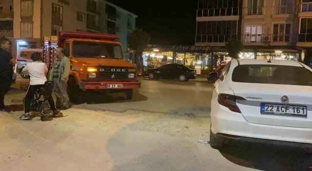 Edirnede trafik kazası: 1 yaralı