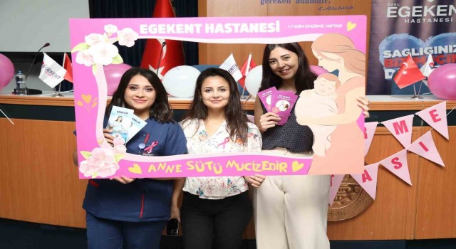 Egekent Hastanesinden emzirmenin anneye ve bebeğe faydaları eğitimi