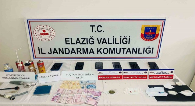 Elazığda uyuşturucu operasyonu: 6 gözaltı