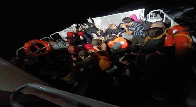 Fethiyede 33 düzensiz göçmen yakalandı