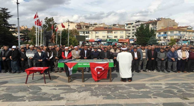 Filistinde hayatını kaybedenler için Develide gıyabi cenaze namazı kılındı