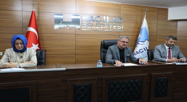Hacılar Belediye Meclisi Ekip Ayı Toplantısını yaptı