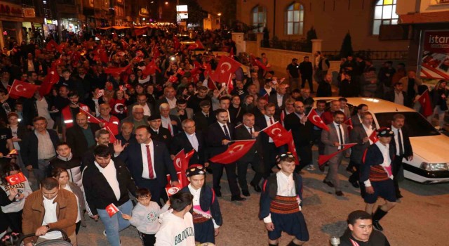 Havzada fener alayı yürüyüşü düzenlendi