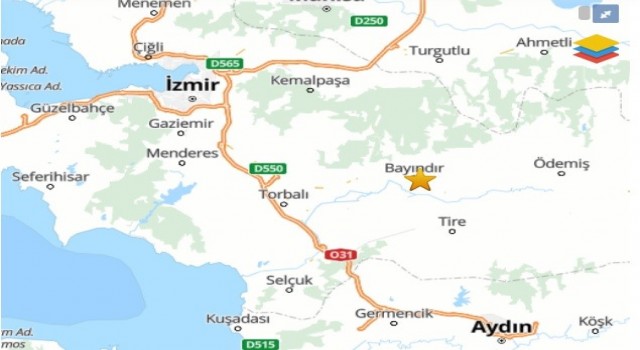 İzmirde 4.2 büyüklüğünde deprem