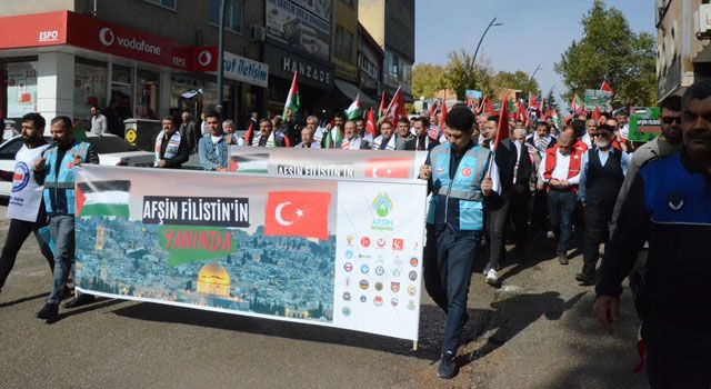Kahramanmaraş'ta Filistin'e destek yürüyüşü