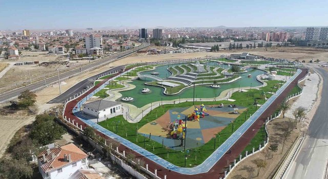 Karamanın yeni şehir parkı hizmete açıldı