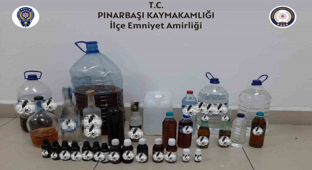 Kastamonuda sahte alkol operasyonu düzenlendi