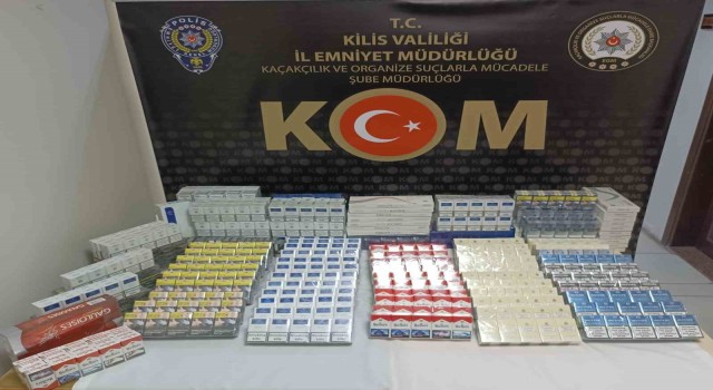 Kiliste 2 bin 385 paket kaçak sigara yakalandı