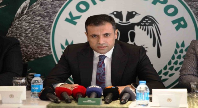 Konyaspor Başkanı Özgökçenden, teknik direktör açıklaması