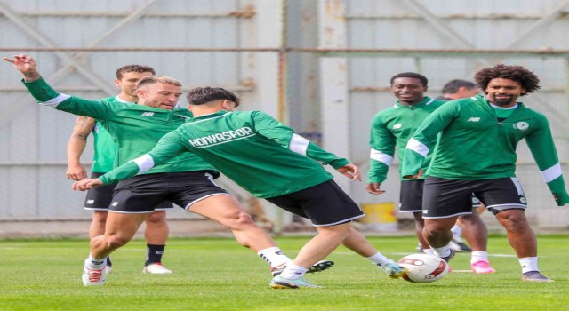 Konyaspor, Pendikspor maçı hazırlıklarını sürdürüyor