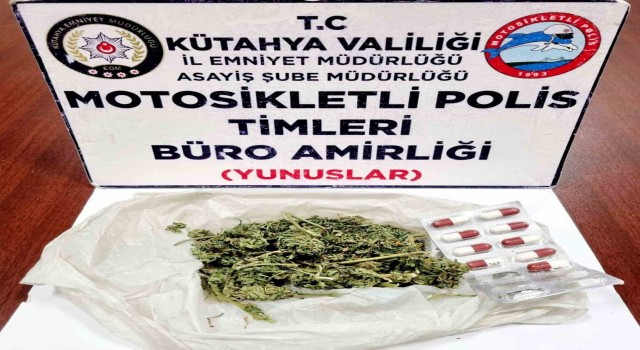 Kütahyada Yunus Timlerince uyuşturucu madde ele geçirildi