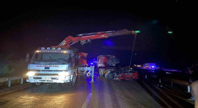 Lastik tamirini bekleyen sürücü tırın çarpması sonucu hayatını kaybetti