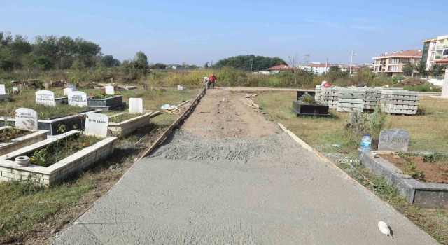 Mezarlığa giriş artık daha kolay olacak