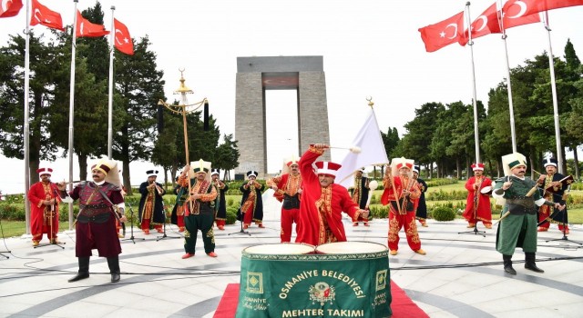 Osmaniye Belediyesi Mehter Takımından Çanakkale Şehitler Abidesinde konser