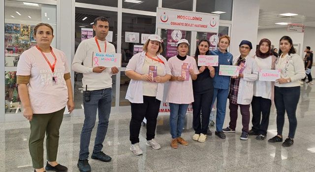 Osmaniye Devlet Hastanesinde Meme Kanseri Farkındalık Etkinliği
