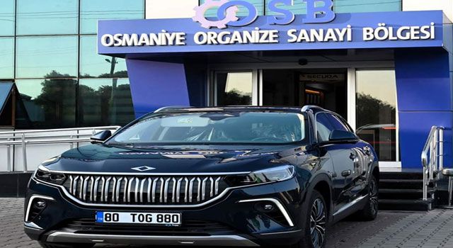 Osmaniye OSB'nin yeni makam aracı TOGG oldu