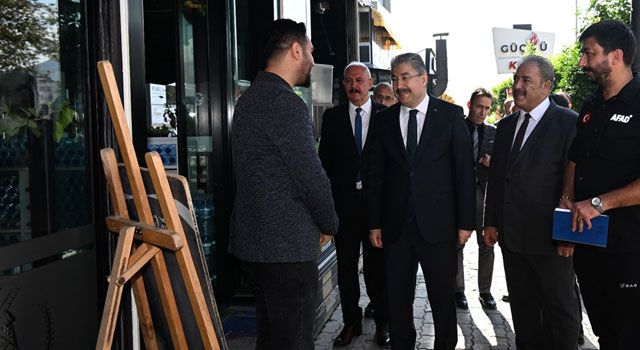 Osmaniye Valisi Dr. Erdinç Yılmaz esnafları ziyaret etti