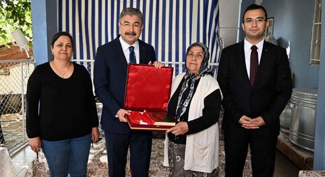 Osmaniye Valisi, Şehit Ailesini Ziyaret Etti