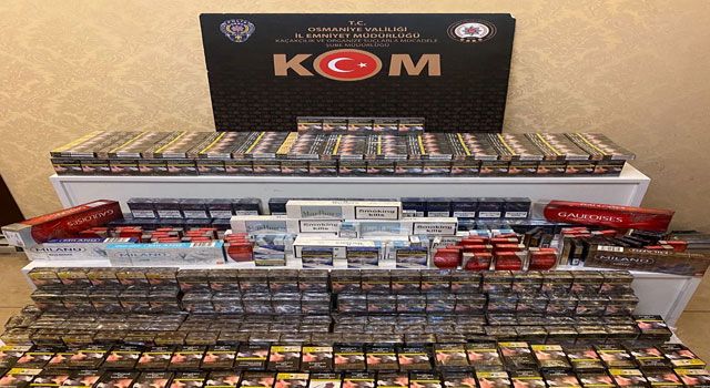 Osmaniye'de 1015 Paket Gümrük Kaçağı Sigara Ele Geçirildi