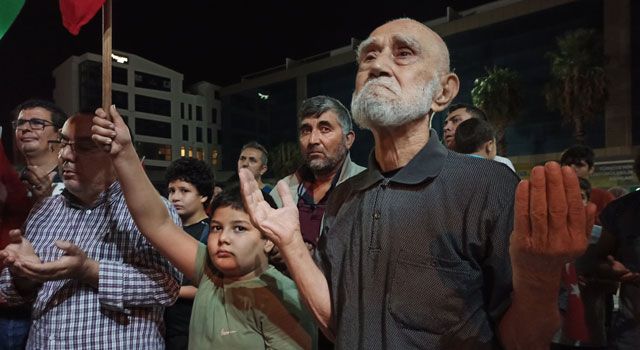 Osmaniye'de Filistinlilere destek gösterisi
