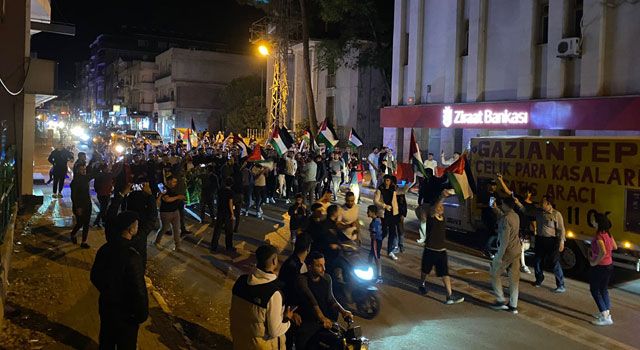 Osmaniye'de İsrail protestosu
