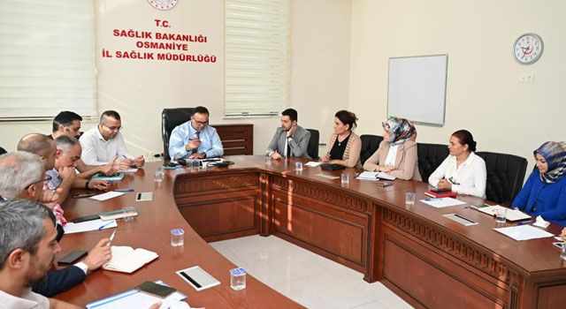 Osmaniye'de Sağlık Hizmetleri İçin Toplantı Düzenlendi