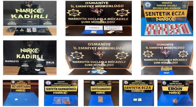 Osmaniye'de Uyuşturucu Operasyonları Devam Ediyor