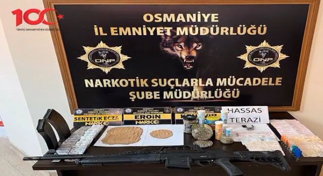 Osmaniye'de uyuşturucu operasyonu: 4 kişi tutuklandı
