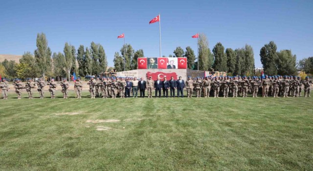 Patnos Jandarma Komando Alayından Afrine uğurlama töreni