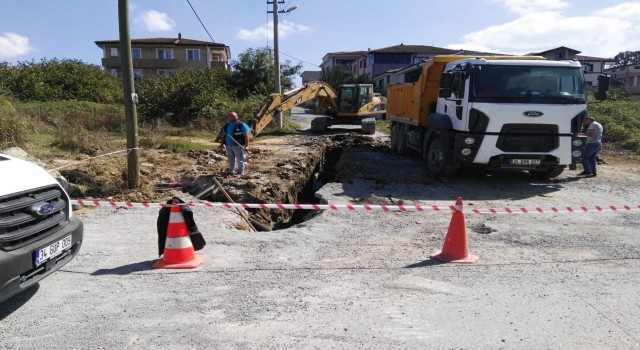 Sakarya Büyükşehirden Ferizli İstiklal Mahallesine yeni atık su hattı