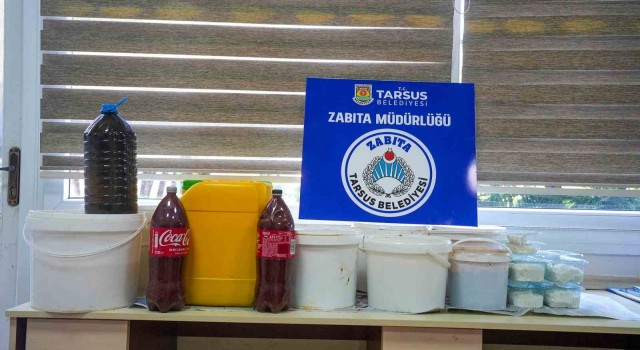 Tarsusta etiketsiz, menşei belli olmayan 700 kilogram ürün ele geçirildi
