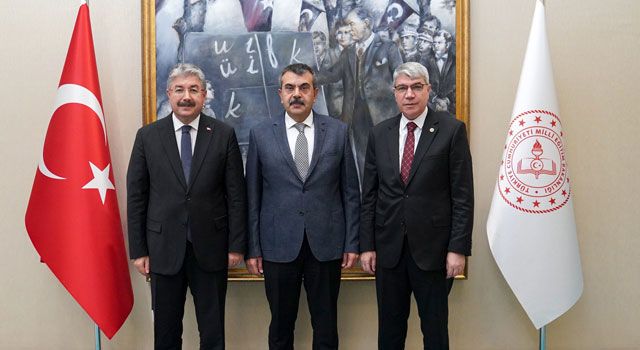Vali Yılmaz ve Milletvekili Gülsoy, Milli Eğitim Bakanı’nı Ziyaret Etti