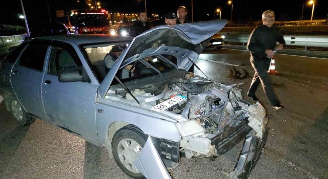 Yola düşen kasa kazaya sebep oldu