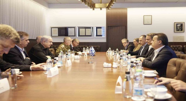 Yunanistan Başbakanı Kyriakos Miçotakis, Binyamin Netanyahu ile görüştü