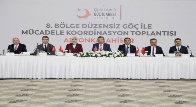 8. Bölge Düzensiz Göçle Mücadele Koordinasyon Toplantısı Afyonkarahisarda yapıldı