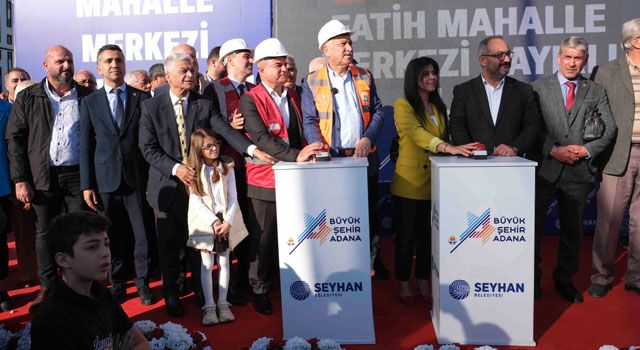 Adana'da Fatih Mahalle Merkezi'nin temeli atıldı