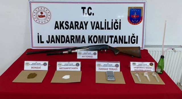 Aksarayda jandarmadan uyuşturucu operasyonu